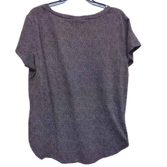 H&M Polka Dot Short Sleeve Cotton Top Sz S - Picture 2 of 6